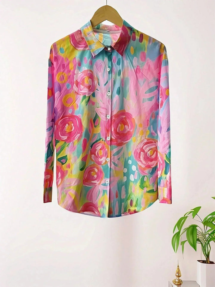 Sophie | Blouse with Colorful Print